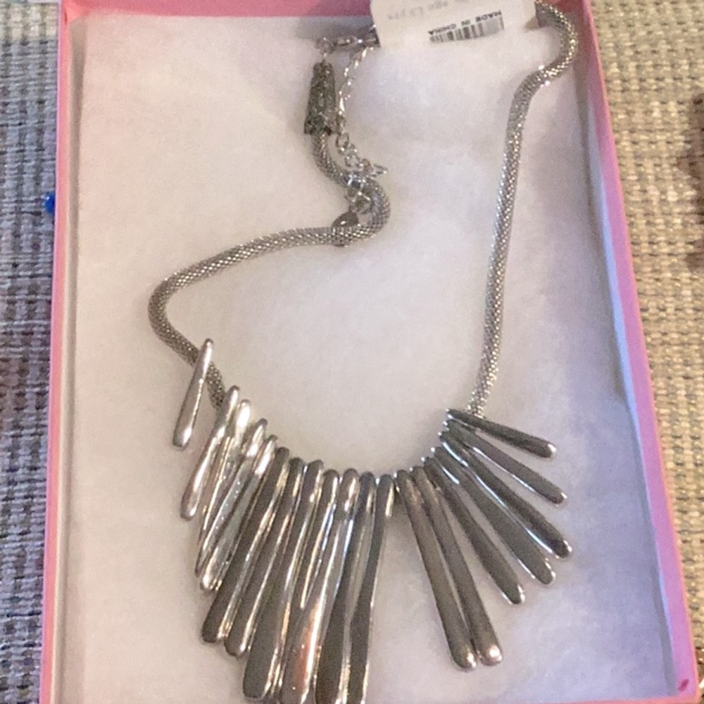 Silver necklace New